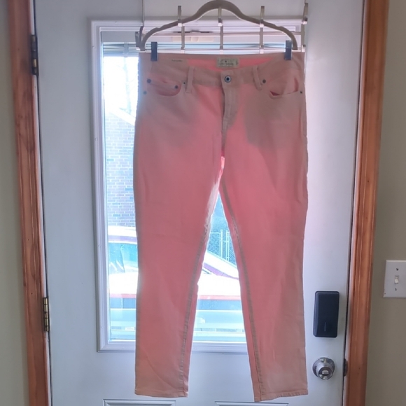 Lucky Brand Denim - Lucky Brand Women's Light Pink Straight Leg Jeans